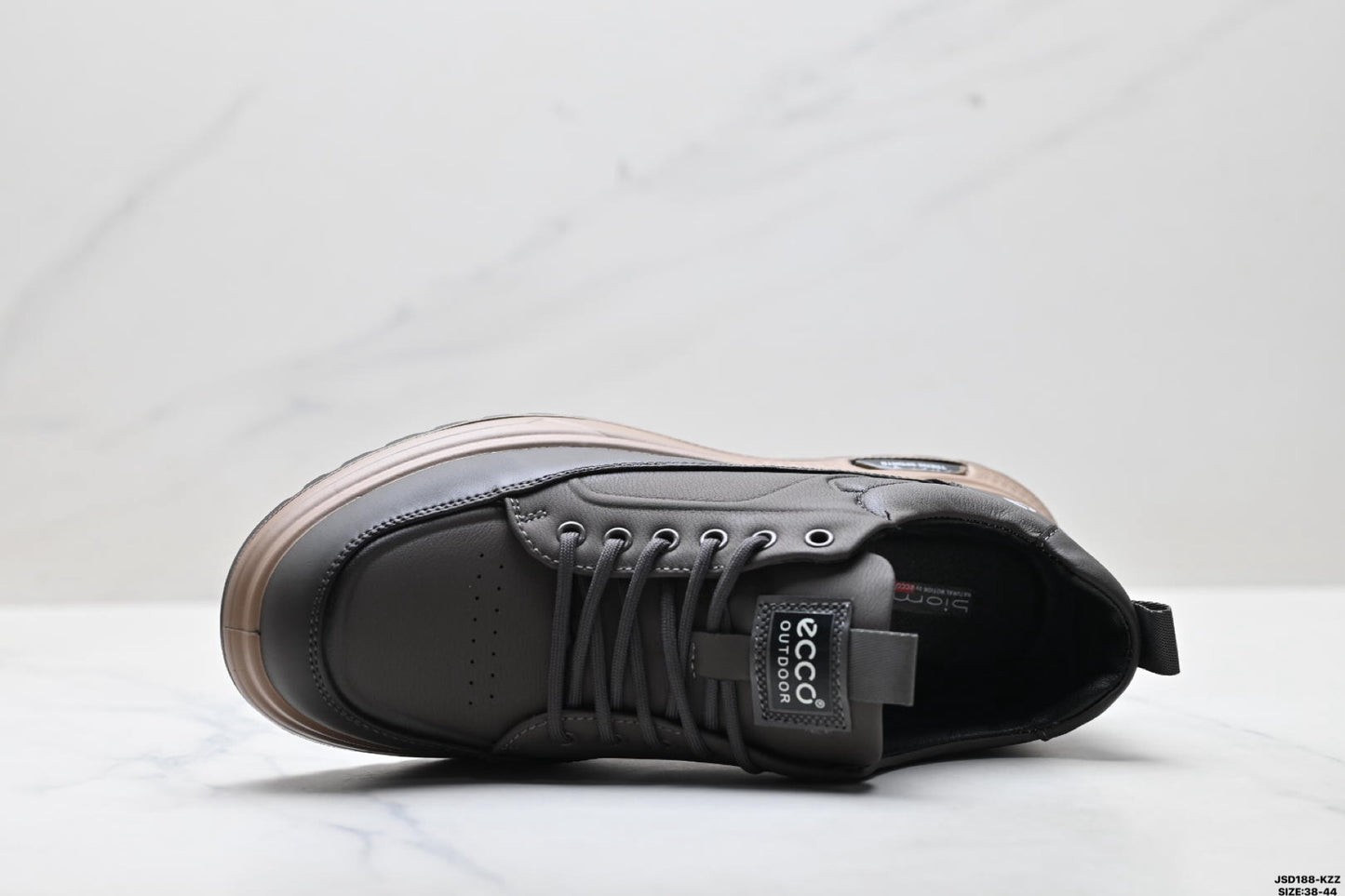 2026 New Ecco Biom Fjuel Sneakers, Genuine Leather Hiking Shoes, Wear-resistant and Non-slip Rubber Outsole, Comfortable Men's Shoes, Lightweight Design