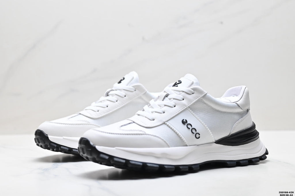 Ecco Lisbon Urban London Collection Casual Shoes, Simple Business Style, Genuine Leather Suede Sneakers
