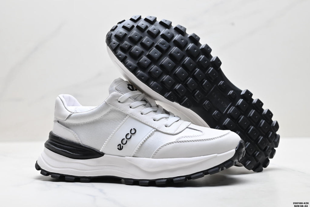 Ecco Lisbon Urban London Collection Casual Shoes, Simple Business Style, Genuine Leather Suede Sneakers