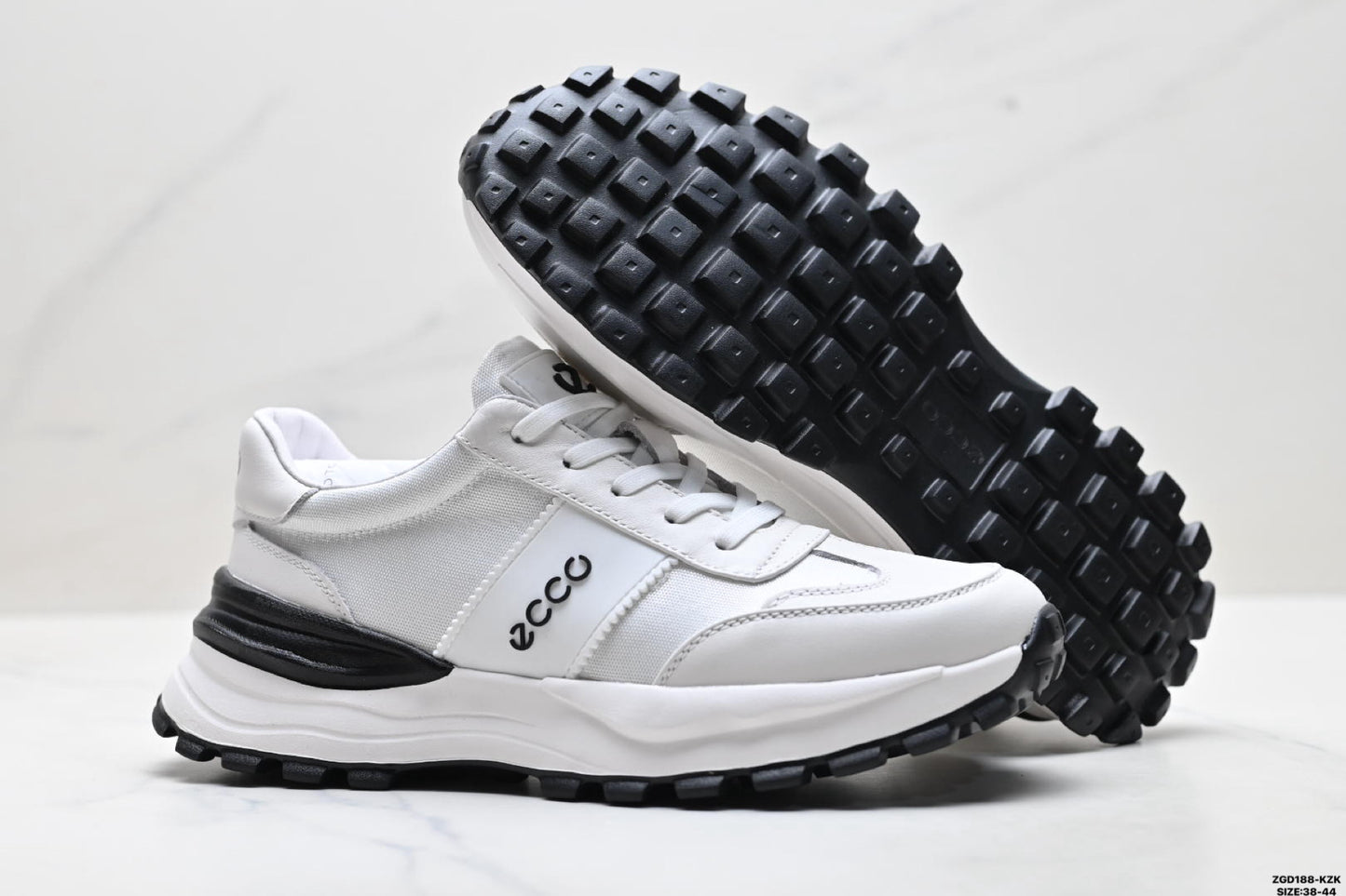 Ecco Lisbon Urban London Collection Casual Shoes, Simple Business Style, Genuine Leather Suede Sneakers