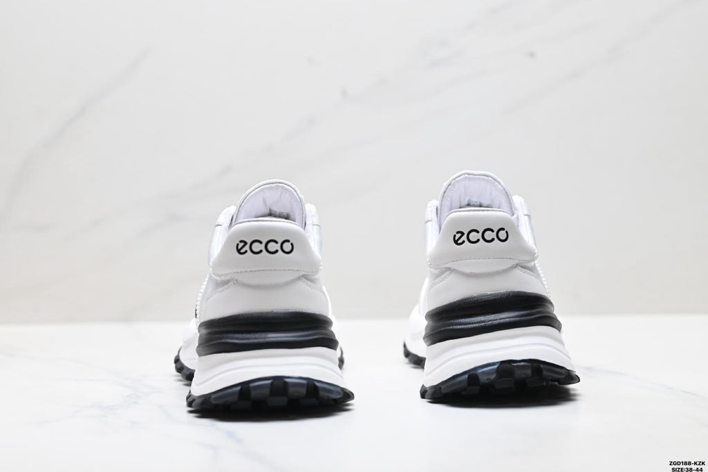 Ecco Lisbon Urban London Collection Casual Shoes, Simple Business Style, Genuine Leather Suede Sneakers