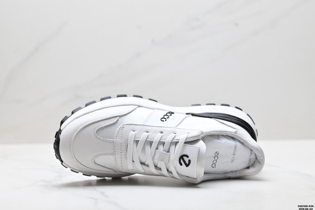 Ecco Lisbon Urban London Collection Casual Shoes, Simple Business Style, Genuine Leather Suede Sneakers