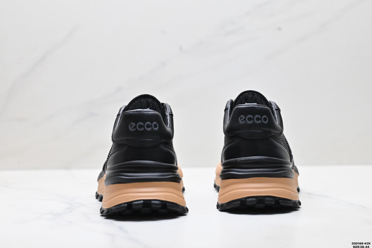 Ecco Lisbon Urban London Series Sneakers: Simple Business Style, Genuine Leather Suede Casual Shoes