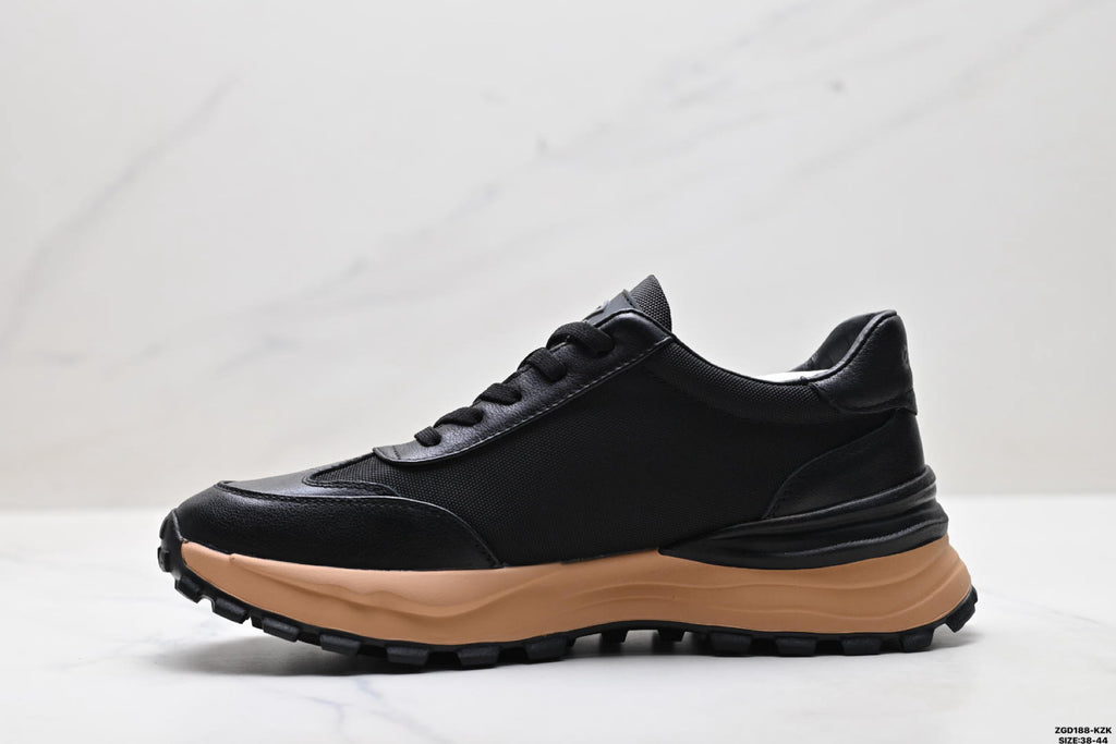 Ecco Lisbon Urban London Series Sneakers: Simple Business Style, Genuine Leather Suede Casual Shoes