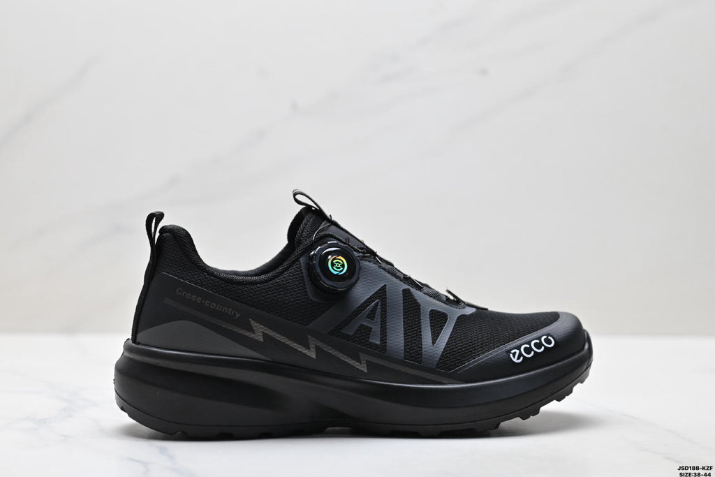 Ecco Biom Fjuel Men's Shoes, Durable and Slip-Resistant Rubber Outsole, High-End Fashion Hiking Shoes, Imported Cowhide Leather Men's Shoes