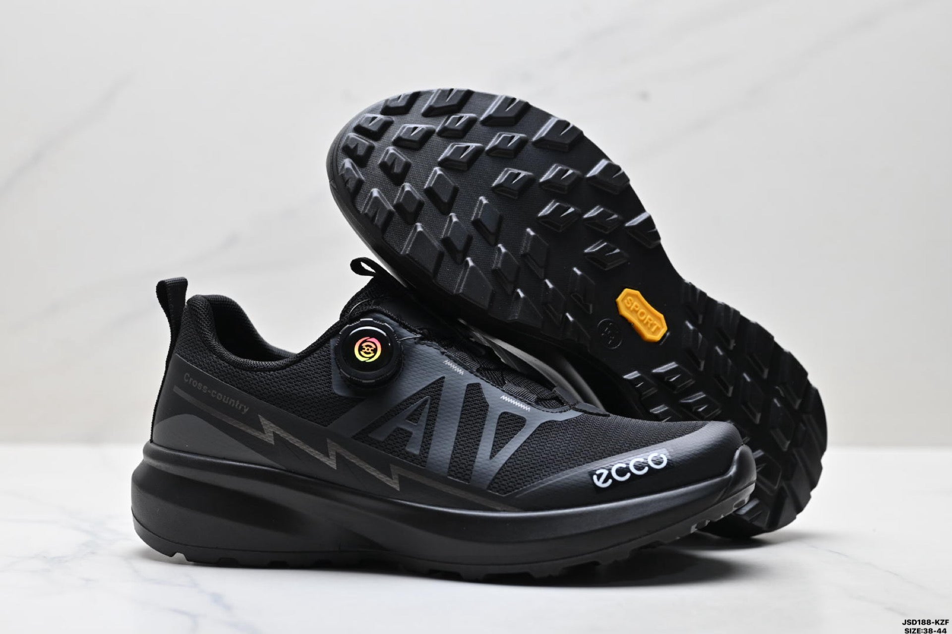 Ecco Biom Fjuel Men's Shoes, Durable and Slip-Resistant Rubber Outsole, High-End Fashion Hiking Shoes, Imported Cowhide Leather Men's Shoes